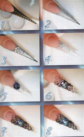 дизайн ногтей фото пошаговая процедура от мастер класс